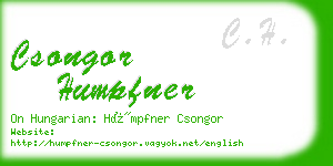 csongor humpfner business card